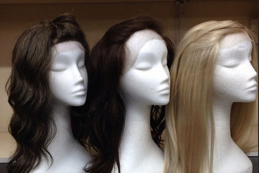 Волосы ровной девственницы глубокие курчавые/100 париков фронта шнурка человеческих волос с волосами младенца