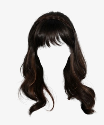 Wigs Ladies Brown Natural Black Long Straight Real
