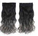 Ombre Synthetic Hair Extensions , Synthetic One Piece Hair Extensions