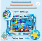 Ocean pattern children's water play inflatable outdoor folding bed