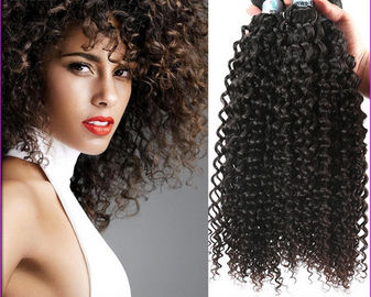 Никакой линять не увядает бразильские расширения курчавых человеческих волос с естественной линией волос