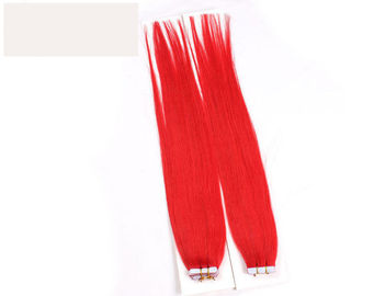 Девственницы лента 100% прямо невидимая в красном цвете расширений волос ярком отсутствие линять